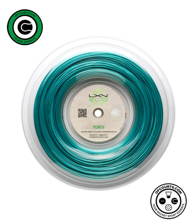 Luxilon Eco Power 125 Tennis String Reel - Teal