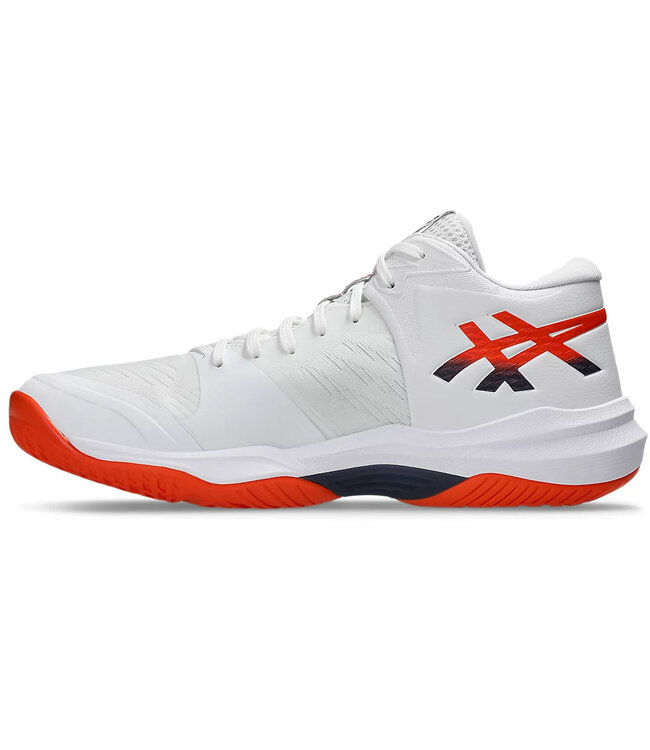 Asics Sky Elite FF MT 3 Men's Indoor Shoe - White/Nova Orange