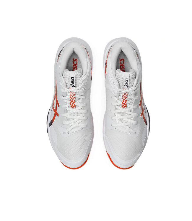 Asics Sky Elite FF MT 3 Men's Indoor Shoe - White/Nova Orange