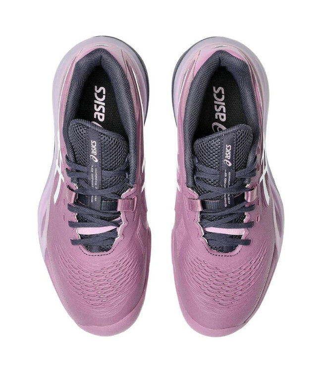 Asics Gel Resolution X Wide Women's Tennis Shoe - Ube/White