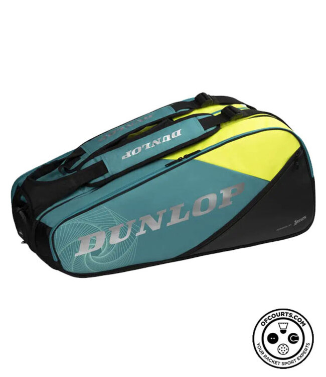 Dunlop SX Performance 12 Pack Bag - Teal/Yellow