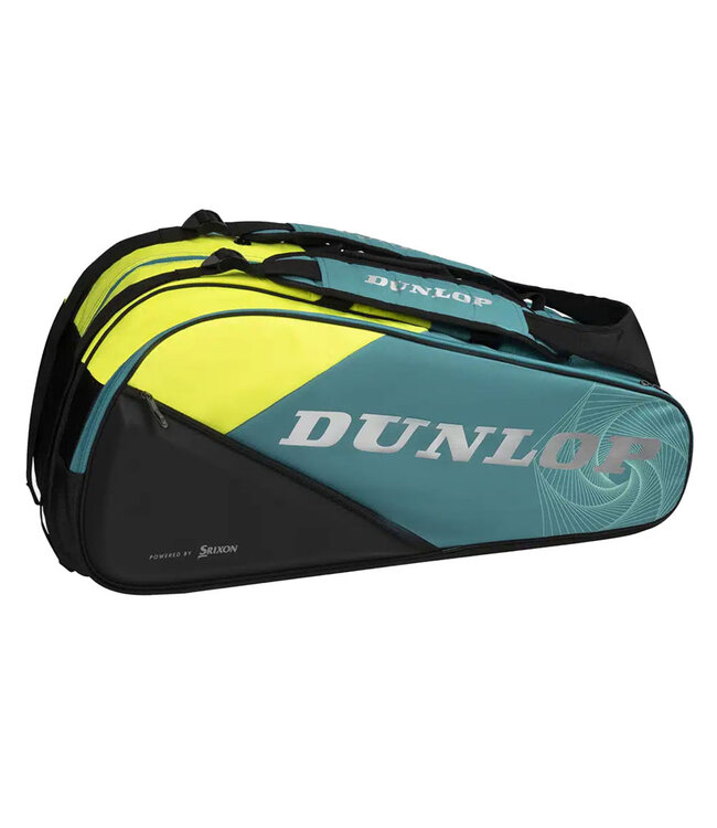 Dunlop SX Performance 12 Pack Bag - Teal/Yellow