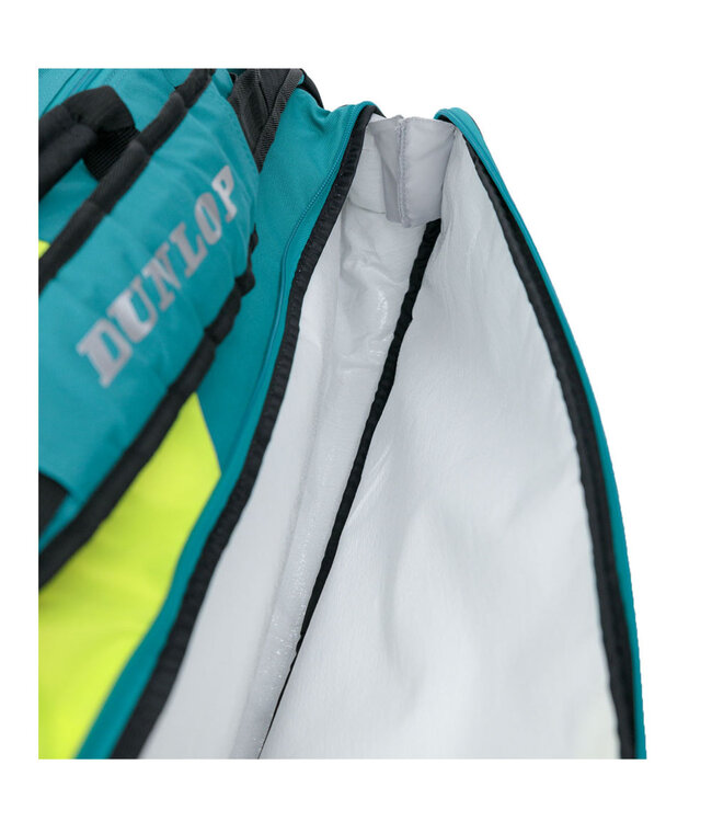 Dunlop SX Performance 12 Pack Bag - Teal/Yellow