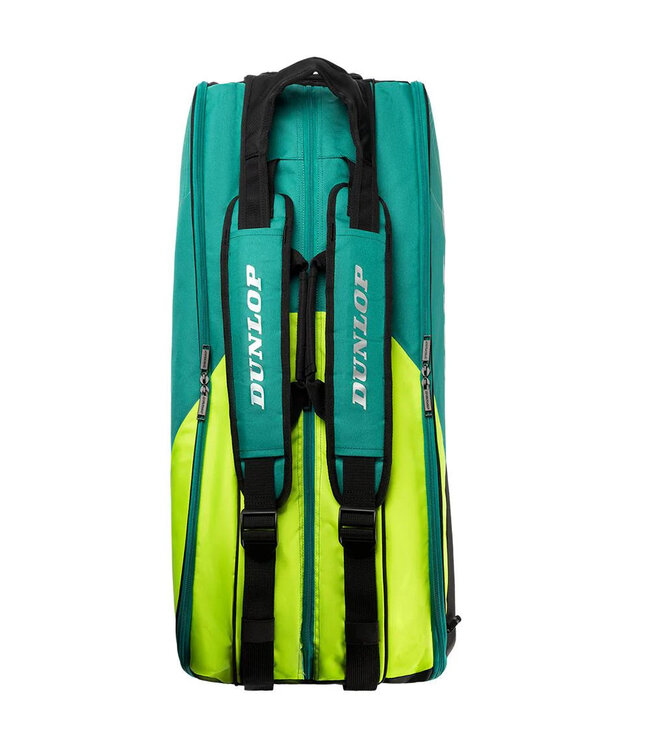 Dunlop SX Performance 8 Pack Bag - Teal/Yellow