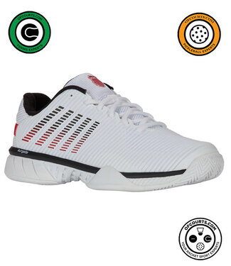 K-Swiss Men's Hypercourt Express 2 - 2E - White/Mars Red