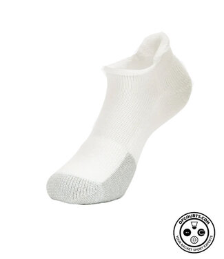 Thorlos Tennis Maximum Cushion Rolltop Ankle Socks T00000 - White