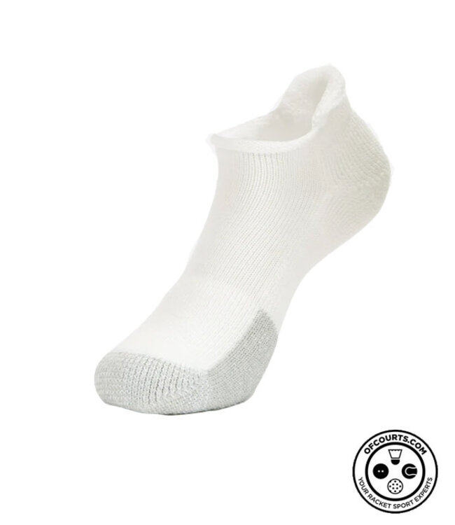 Thorlos Tennis Maximum Cushion Rolltop Ankle Socks T00000 - White