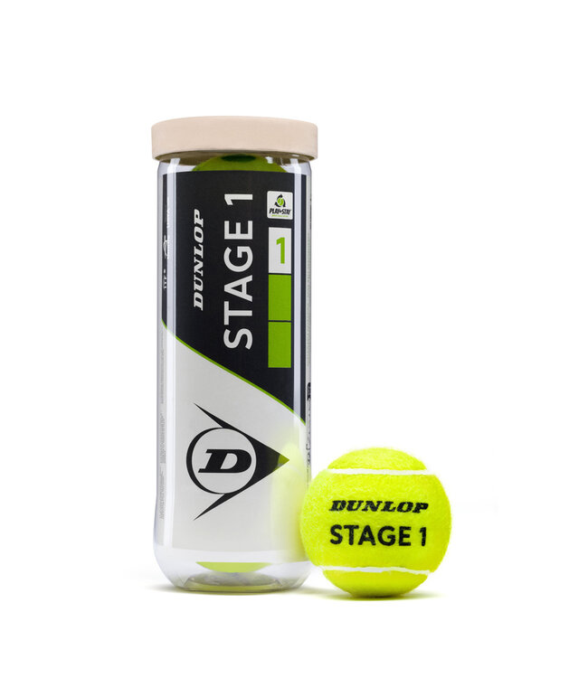 Dunlop Starter Tennis Balls Green Dot – 24 Can Case
