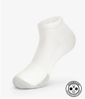 Thorlos Maximum Cushion Low-Cut Tennis Socks TMM000 - White