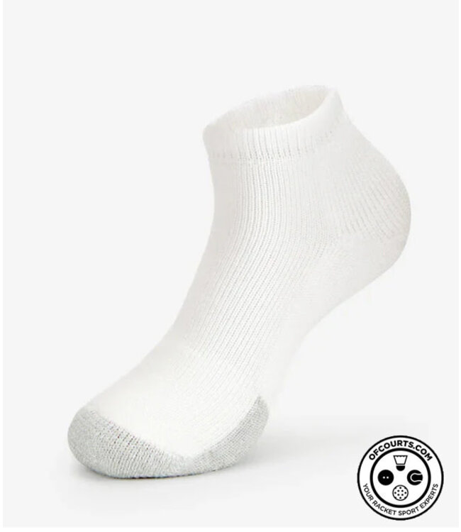 Thorlos Maximum Cushion Low-Cut Tennis Socks TMM000 - White