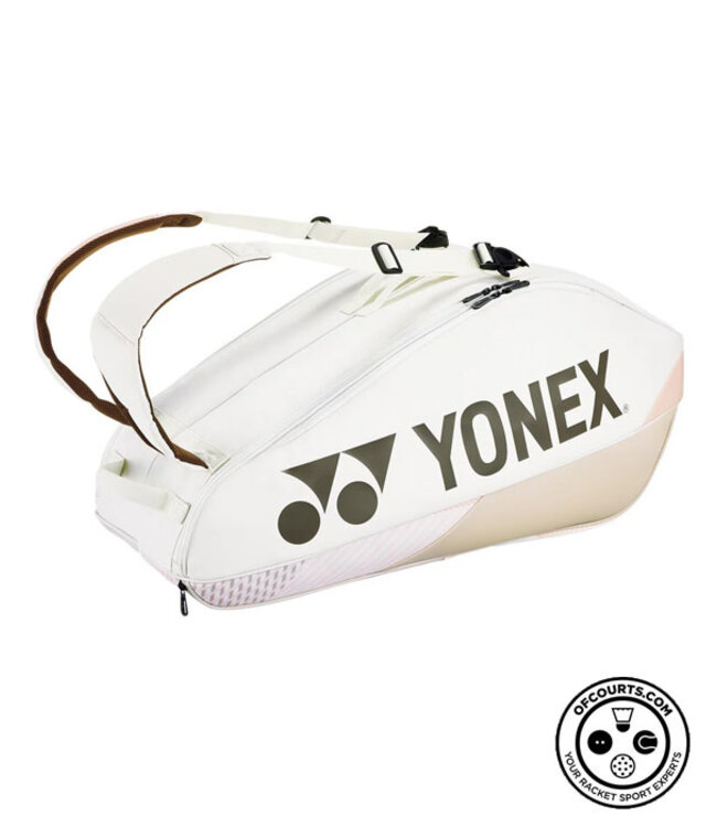 Yonex 92426 Pro Racket Bag 6 Pack 2024 - Sand Beige