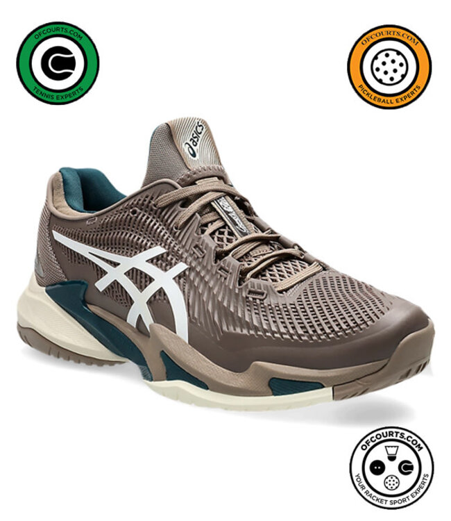 Asics Court FF 3 Men's Tennis Shoe - Taupe Grey/White
