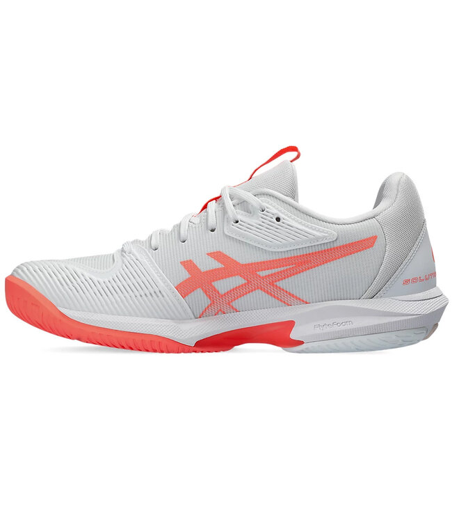Asics Solution Speed FF 3 Women's Shoe - White/Sun Coral