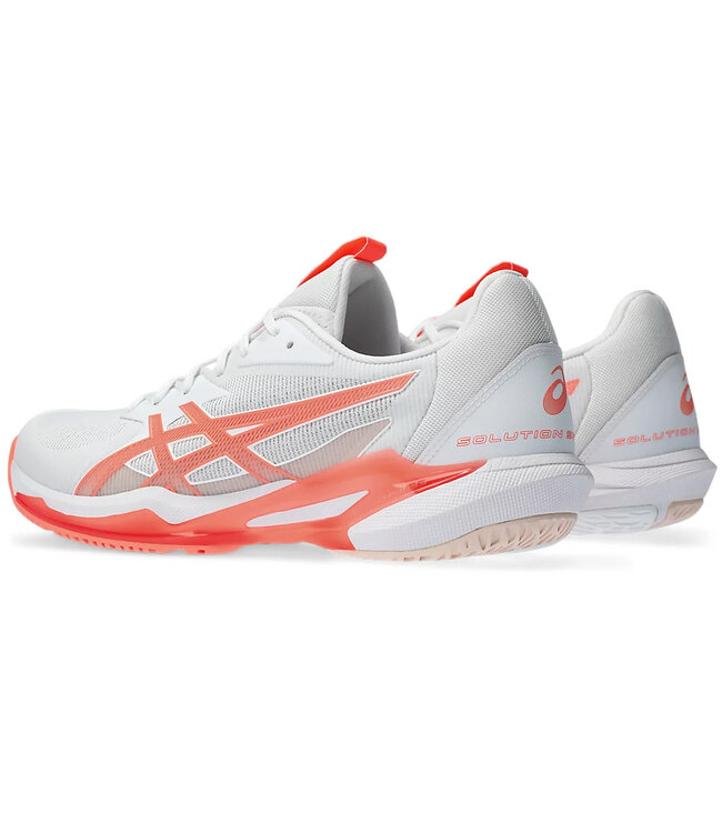 Asics Solution Speed FF 3 Women's Shoe - White/Sun Coral