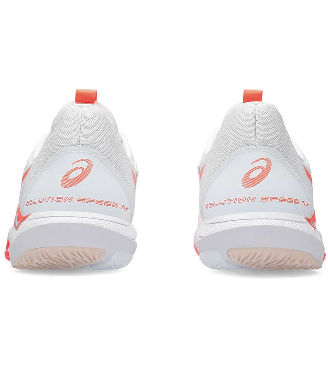 Asics Solution Speed FF 3 Women's Shoe - White/Sun Coral