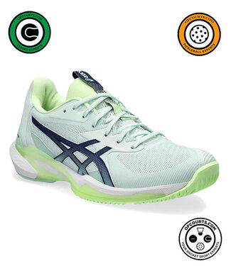 Asics Solution Speed FF 3 Women's Tennis Shoe - Pale Mint/Blue Expanse