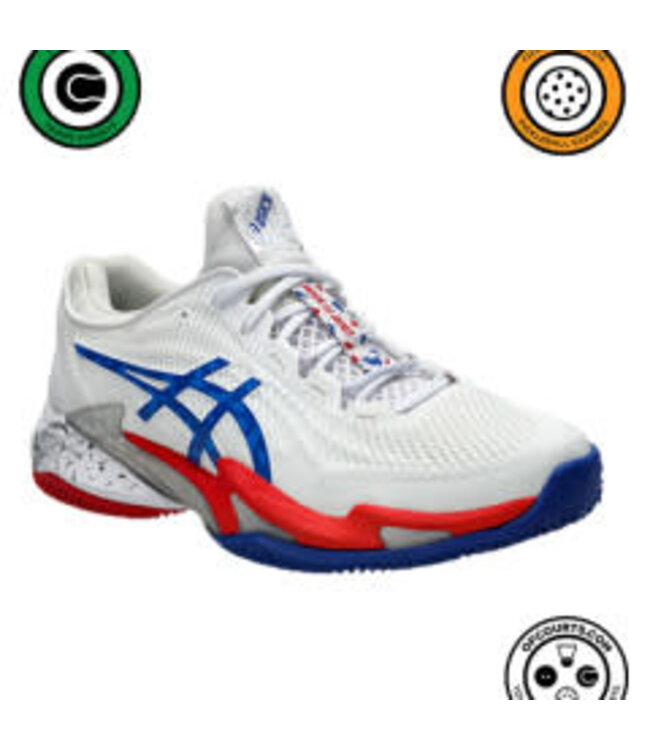 Asics Court FF 3 Novak Men's Tennis Shoe - White/Asics Blue