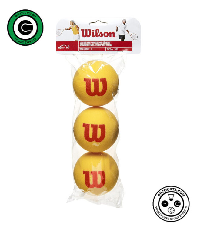 Wilson Starter Foam - 3 Pack