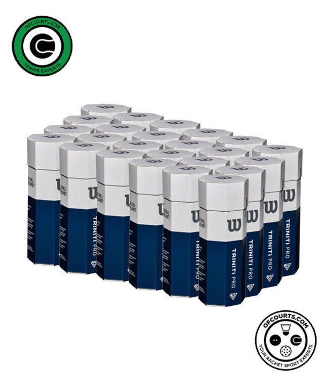 Wilson Triniti Pro Tennis Balls - 24 Sleeve Case