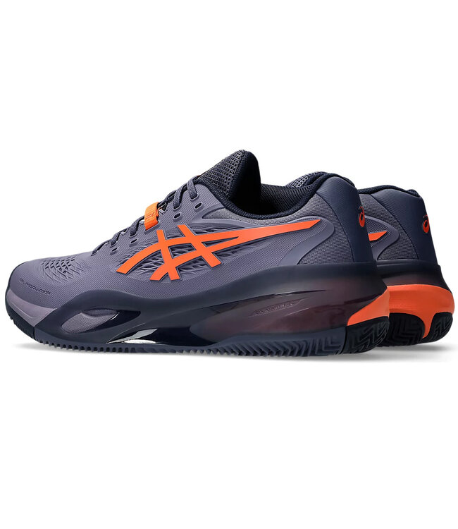 Asics Gel-Resolution X Clay Men's Shoe - Greyish Purple/Nova Orange