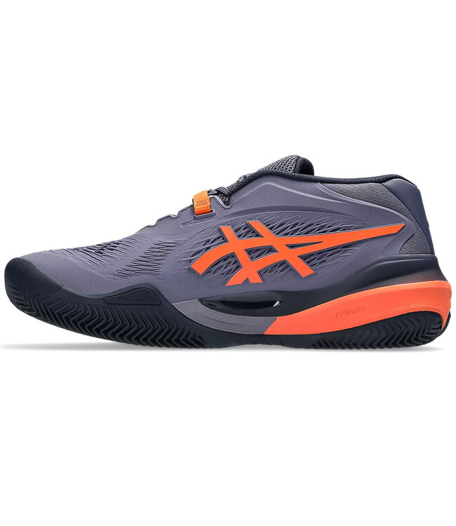 Asics Gel-Resolution X Clay Men's Shoe - Greyish Purple/Nova Orange
