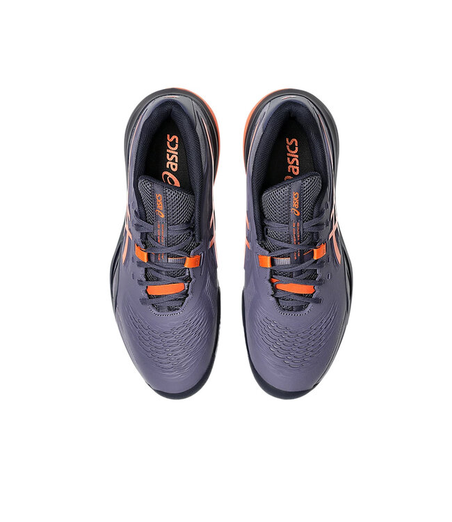 Asics Gel-Resolution X Clay Men's Shoe - Greyish Purple/Nova Orange