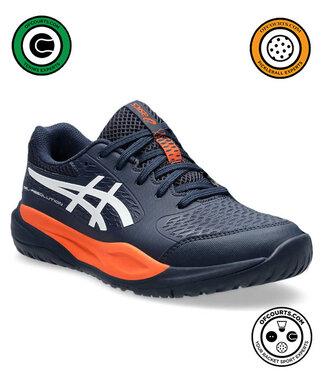 Asics Gel Resolution X GS Junior Tennis Shoe - Midnight/White