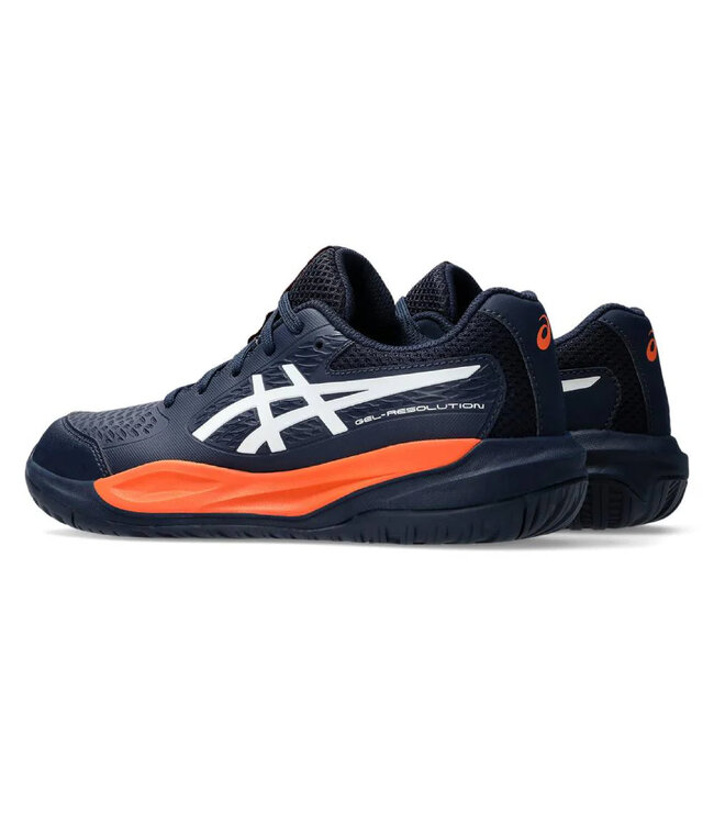 Asics Gel Resolution X GS Junior Tennis Shoe - Midnight/White