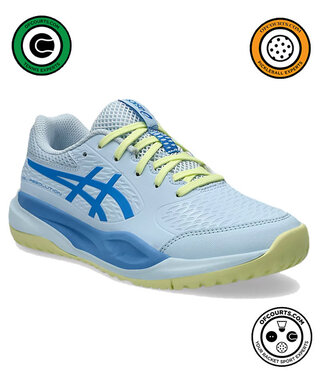 Asics Gel Resolution X GS Junior Tennis Shoe - Light Blue/Blue Coast
