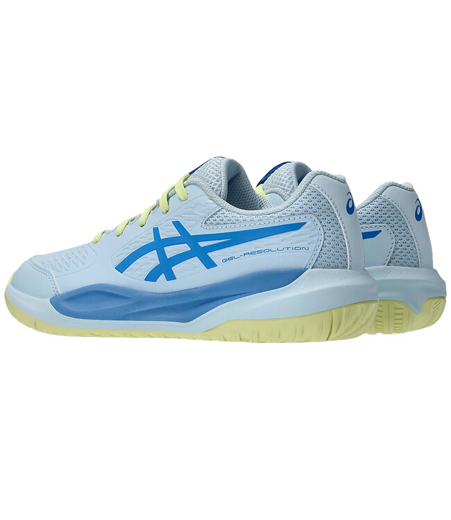 Asics Gel Resolution X GS Junior Tennis Shoe - Light Blue/Blue Coast