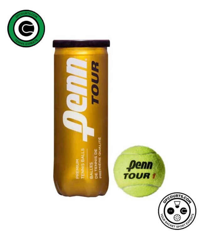 Penn Tour Extra Duty Tennis Balls - 3 Can