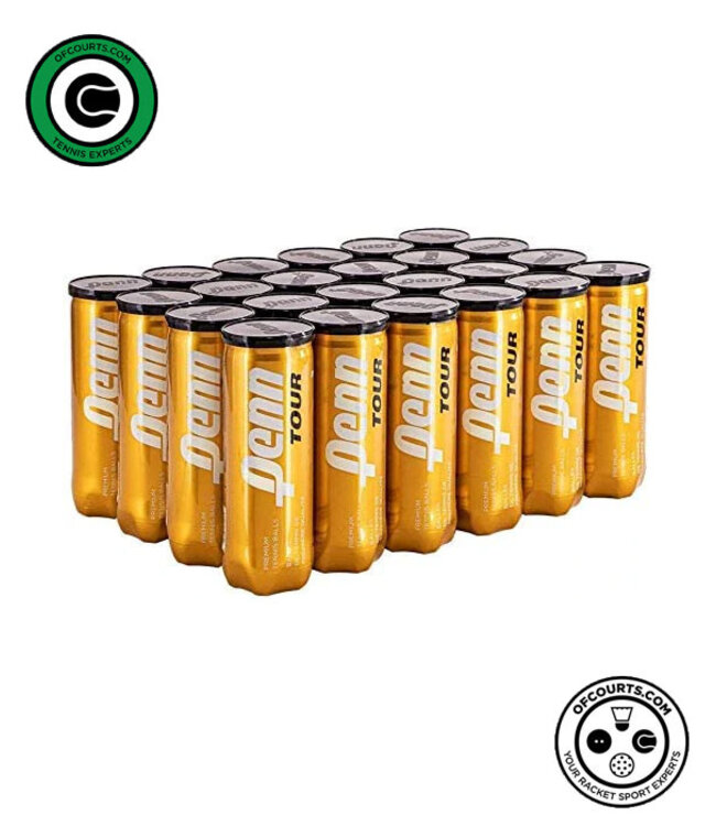 Penn Tour Extra Duty Tennis Balls - 24 Can Case