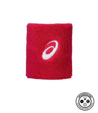 Asics Wristband Pair - Bright Rose