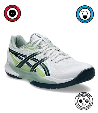 Asics Asics Powerbreak FF Men's Indoor Shoe - White/Tranquil Teal
