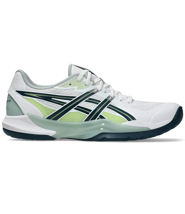 Asics Powerbreak FF Men's Indoor Shoe - White/Tranquil Teal