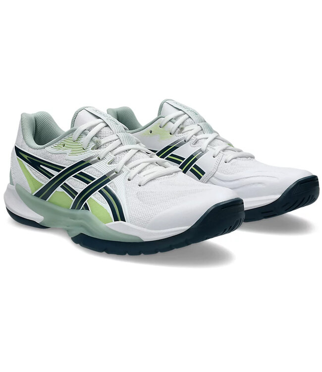 Asics Powerbreak FF Men's Indoor Shoe - White/Tranquil Teal