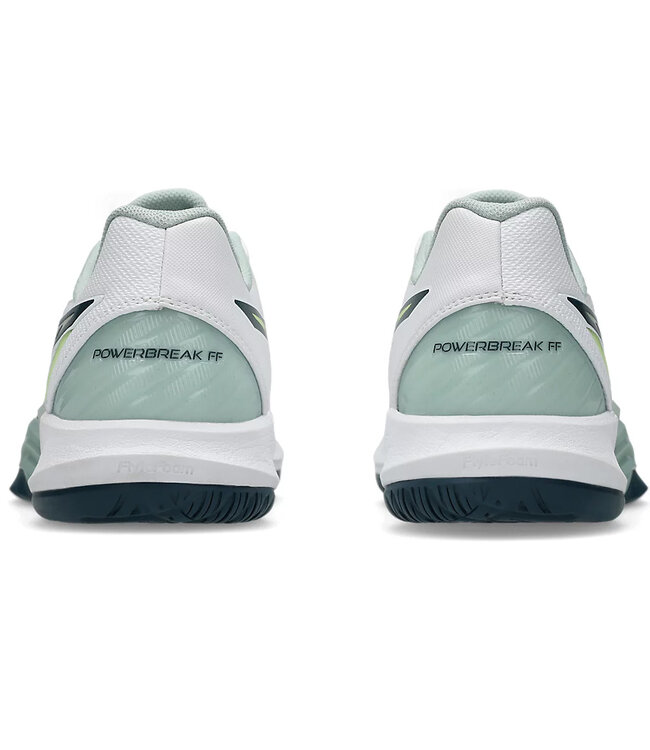 Asics Powerbreak FF Men's Indoor Shoe - White/Tranquil Teal