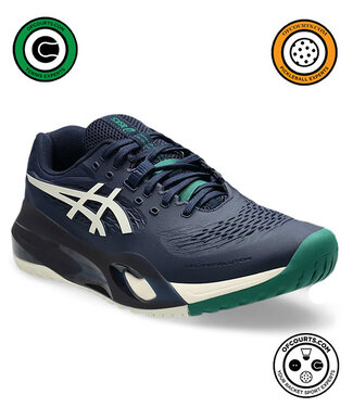 Asics Gel Resolution X Wide Men's Tennis Shoe - Midnight/Cream