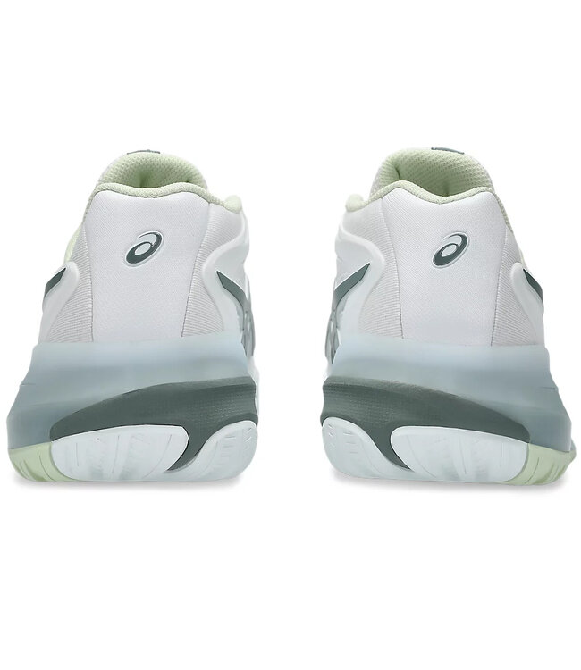 Asics Gel Resolution X Wide Women's Tennis Shoe - White/Monument Blue