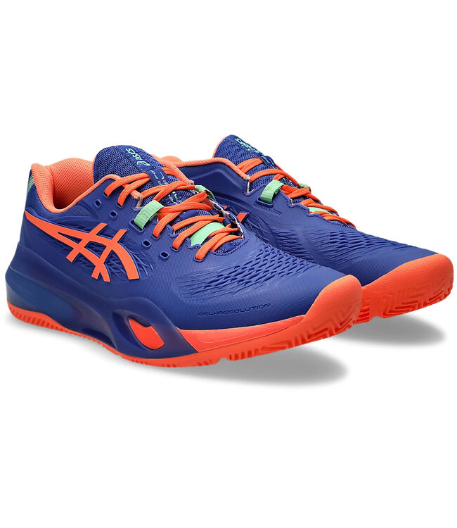 Asics Men's Gel-Resolution X Padel - Dark Cobalt/Vivid Coral