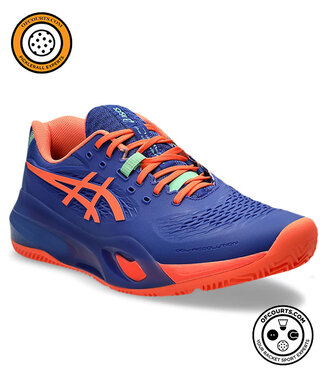 Asics Men's Gel-Resolution X Padel - Dark Cobalt/Vivid Coral