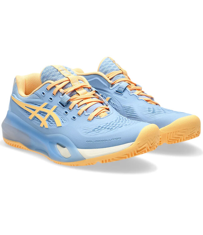 Asics Women's Gel-Resolution X Padel - Stone Wash/Orange Glow