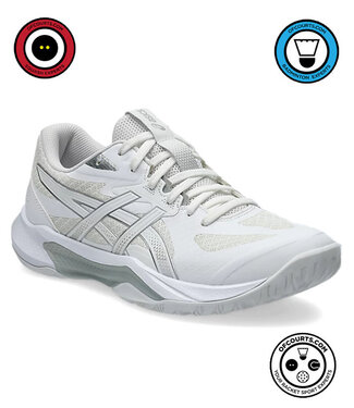 Asics Gel Tactic 13 Women's Indoor Shoe - White/Pure Silver