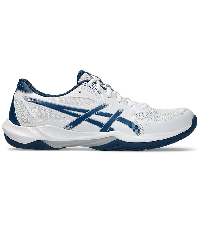 Asics Gel-Rocket 12 Men's Indoor Shoe - White/Mako Blue