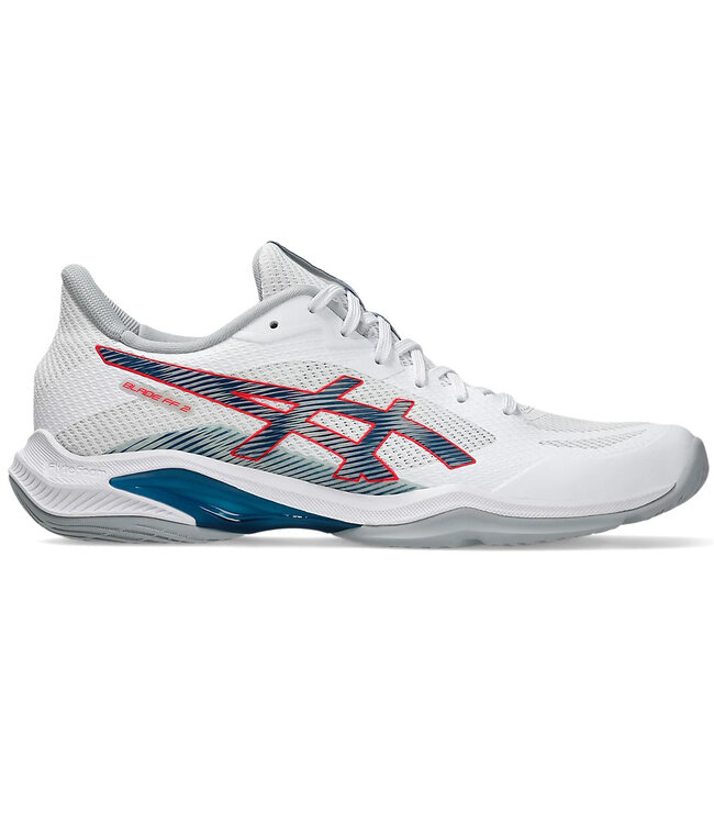 Asics Blade FF 2 Men's Indoor Shoe - White/Mako Blue
