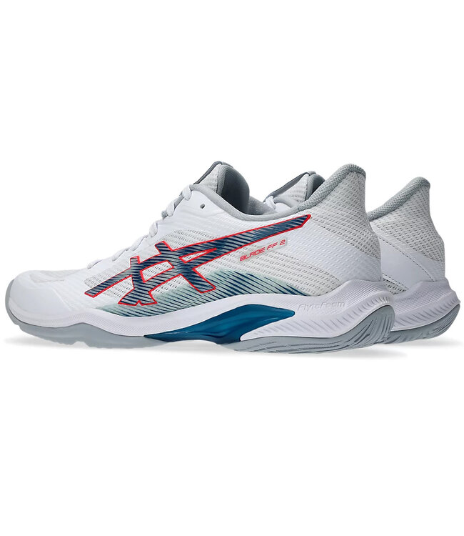 Asics Blade FF 2 Men's Indoor Shoe - White/Mako Blue