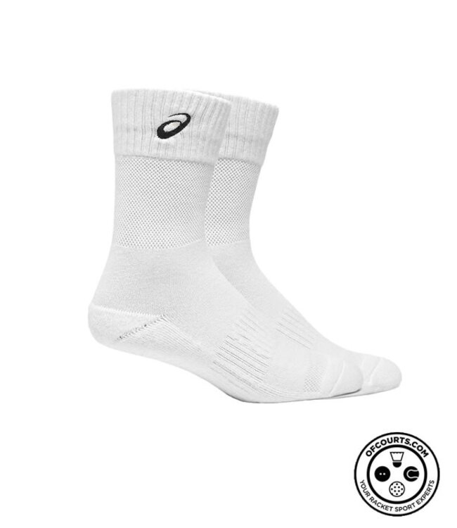 Asics Court FF Crew Socks - White