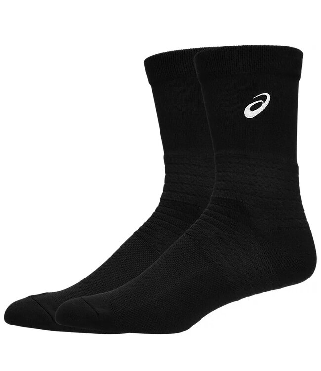 Asics Resolution Crew Socks - Black