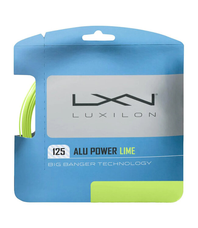 Luxilon ALU Power 125 Tennis String - Lime @ Lowest Price