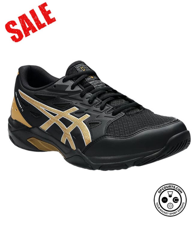 Asics Gel Rocket 11 Wide Men's Indoor Shoe - Black/Piedmont Grey